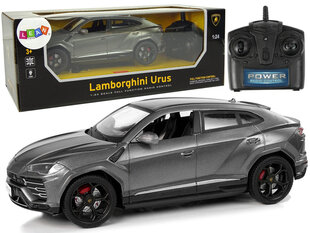Radiovadāms Lamborghini Urus 1:24, pelēks cena un informācija | Rotaļlietas zēniem | 220.lv