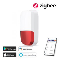 Умная сирена Zigbee цена и информация | Детекторы дыма, газа | 220.lv