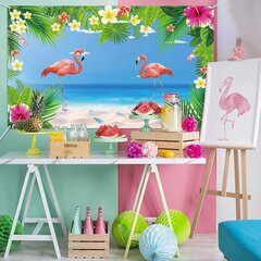 Украшение на стену CHALA, 113 см x 186 см, фламинго цена и информация | Праздничные декорации | 220.lv