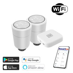 Умный радиаторный клапан + концентратор (Zigbee+Wi-Fi) цена и информация | Радиаторы отопления | 220.lv