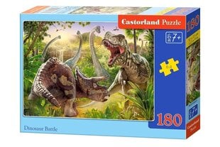 Puzle Castorland Dinosaur Battle, 180 daļu cena un informācija | Puzles, 3D puzles | 220.lv