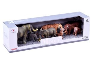 Safari dzīvnieku figūriņu komplekts, ziloņī-tīģeri cena un informācija | Rotaļlietas zēniem | 220.lv