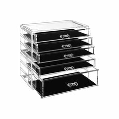 Make-up organizators ar 5 atvilktnēm cena un informācija | Interjera priekšmeti | 220.lv