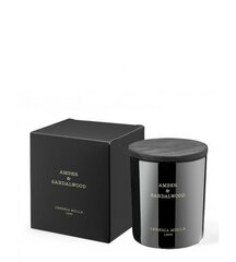 Cereria Mollá Aromātiskā svece melna Amber & Sandalwood (Candle) 230 g cena un informācija | Sveces un svečturi | 220.lv