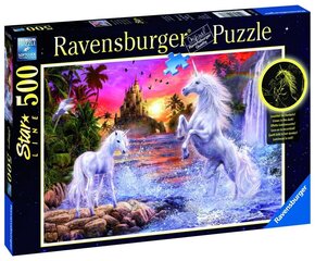 Пазл Ravensburger Unicorns by the river, 14873, 1000 д. цена и информация | Пазлы | 220.lv