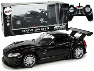 Спорткар с дистанционным управлением BMW Z4 GT3, 2.4 G, 1:18, черный цена и информация | Игрушки для мальчиков | 220.lv