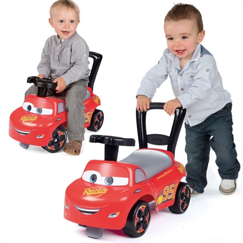 Stumjama mašīna-stumējs Smoby Zibens Makvīns цена и информация | Rotaļlietas zīdaiņiem | 220.lv