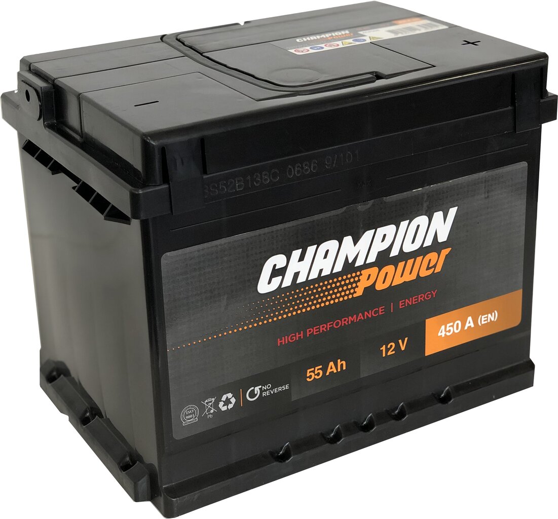 Champion Power 55AH 450A​ цена и информация | Akumulatori | 220.lv