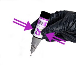 Krāsu korektors Mini Cooper s Black eye purple A24, WA24 cena un informācija | Auto krāsas | 220.lv