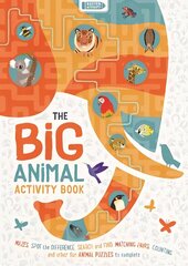 Big Animal Activity Book: Fun, Fact-filled Wildlife Puzzles for Kids to Complete цена и информация | Книги для малышей | 220.lv