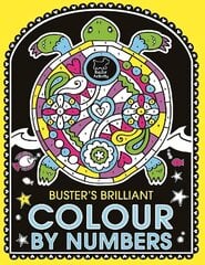 Buster's Brilliant Colour By Numbers цена и информация | Книги для самых маленьких | 220.lv