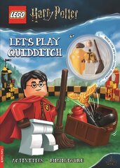 LEGO (R) Harry Potter (TM): Let's Play Quidditch Activity Book (with Cedric Diggory minifigure) cena un informācija | Grāmatas mazuļiem | 220.lv