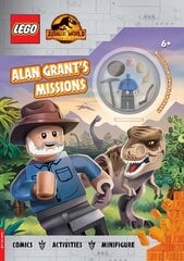 LEGO (R) Jurassic World (TM): Alan Grant's Missions: Activity Book with Alan Grant minifigure cena un informācija | Grāmatas mazuļiem | 220.lv