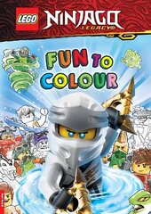 LEGO (R) NINJAGO (R): Fun to Colour цена и информация | Книги для самых маленьких | 220.lv