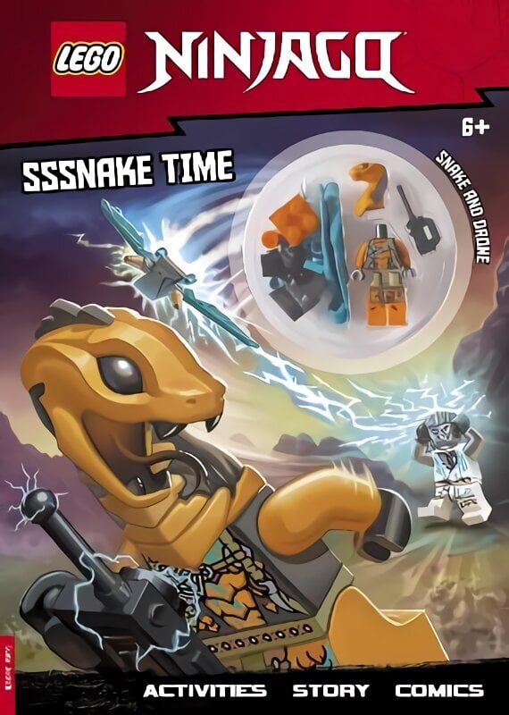 LEGO (R) NINJAGO (R): Sssnake Time Activity Book (with Snake Warrior Minifigure) cena un informācija | Grāmatas mazuļiem | 220.lv