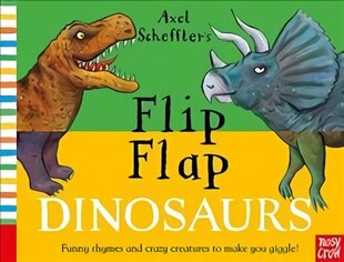 Axel Scheffler's Flip Flap Dinosaurs cena un informācija | Grāmatas mazuļiem | 220.lv