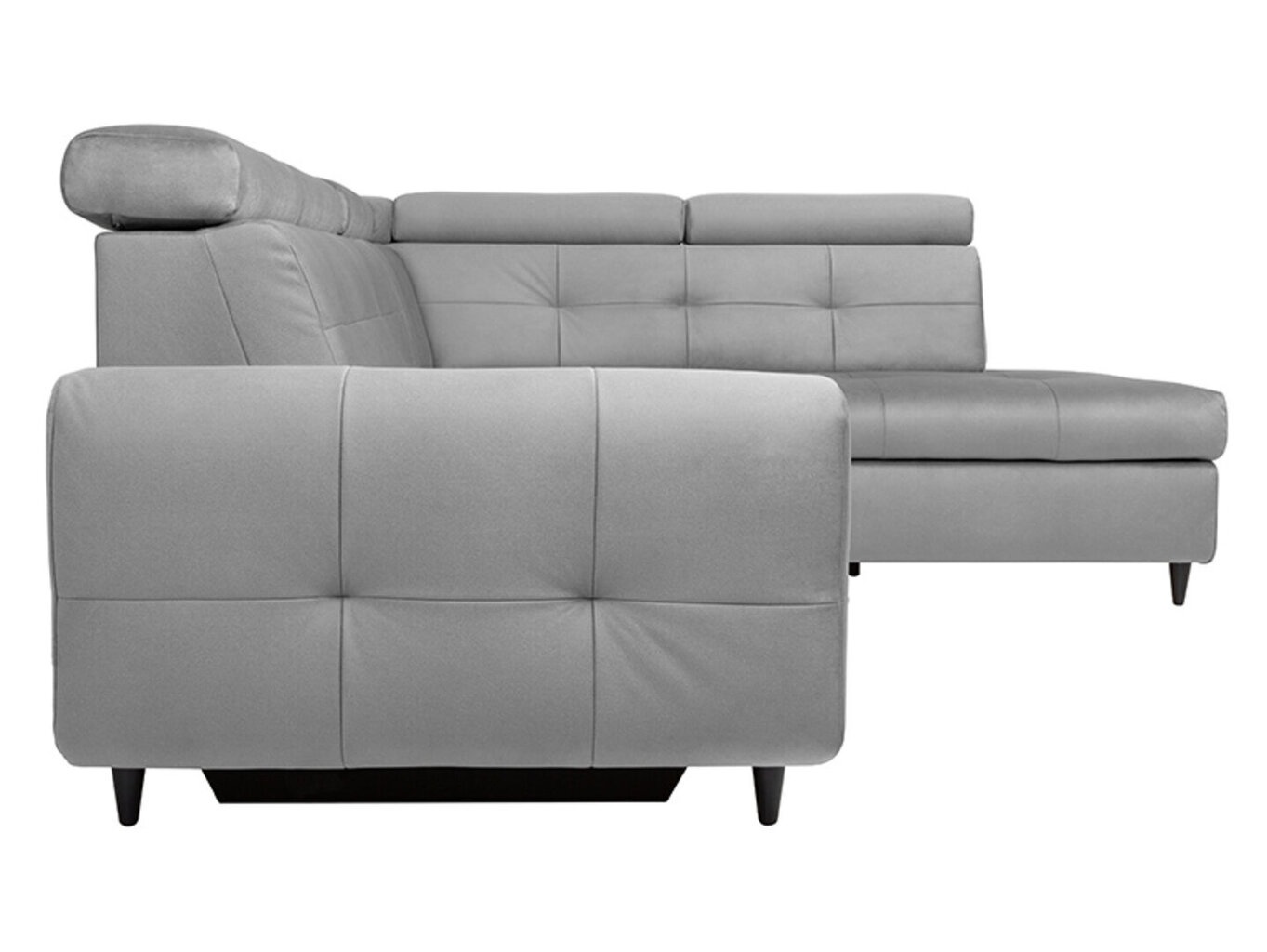 Stūra dīvāns Matras, pelēks cena un informācija | Stūra dīvāni | 220.lv