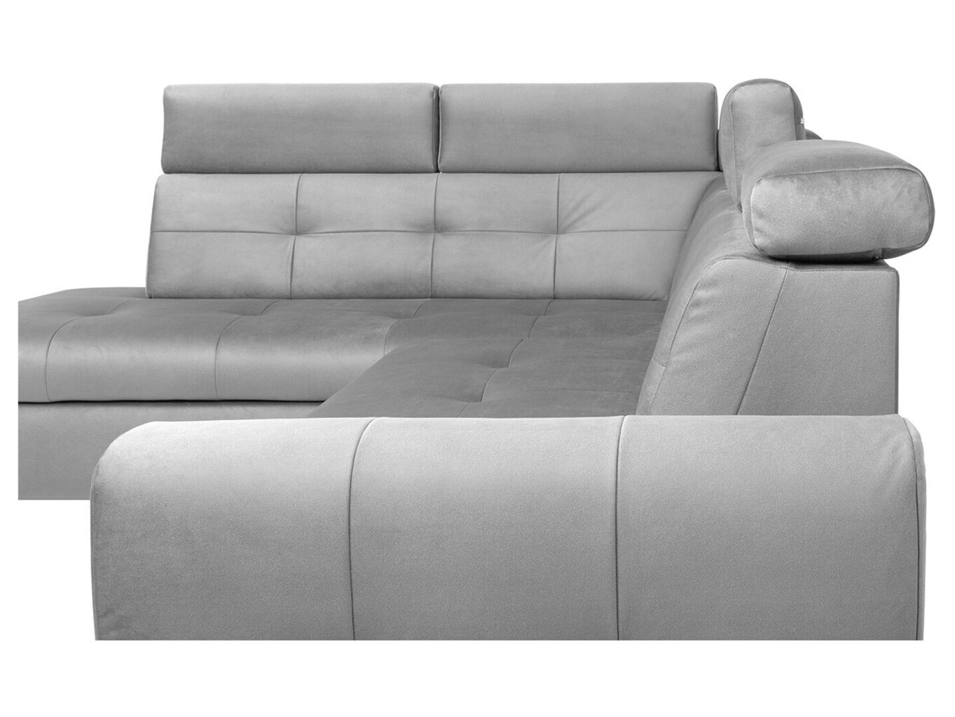 Stūra dīvāns Matras, pelēks cena un informācija | Stūra dīvāni | 220.lv