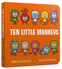 Ten Little Monkeys Board Book cena un informācija | Grāmatas mazuļiem | 220.lv