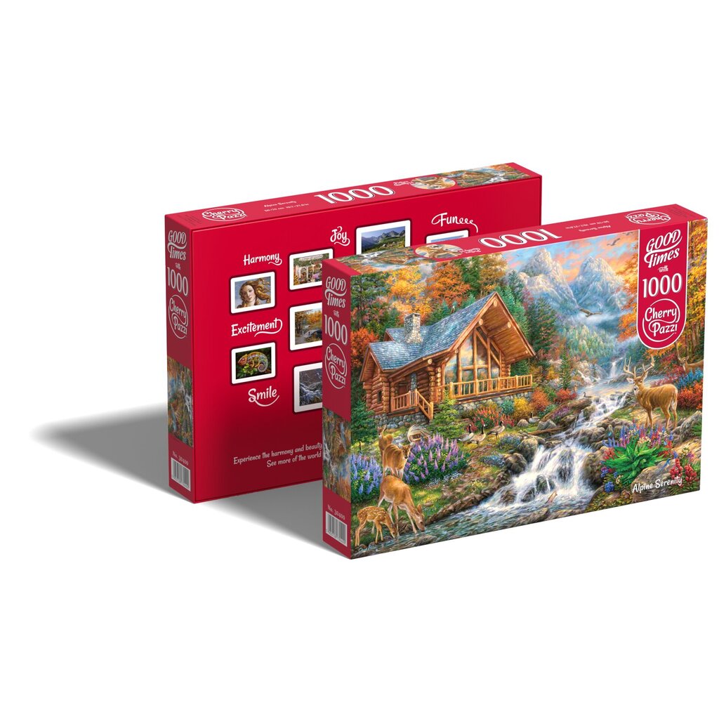 Cherry Puzzi puzle Alpine Sereniti 1000 det. cena un informācija | Puzles, 3D puzles | 220.lv