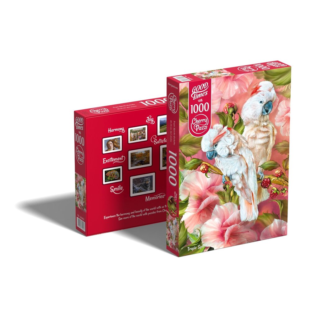 Cherry Pazzi puzle Tropic Spirits - Cockatoo 1000 det. cena un informācija | Puzles, 3D puzles | 220.lv