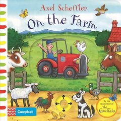On the Farm: A Push, Pull, Slide Book cena un informācija | Grāmatas mazuļiem | 220.lv