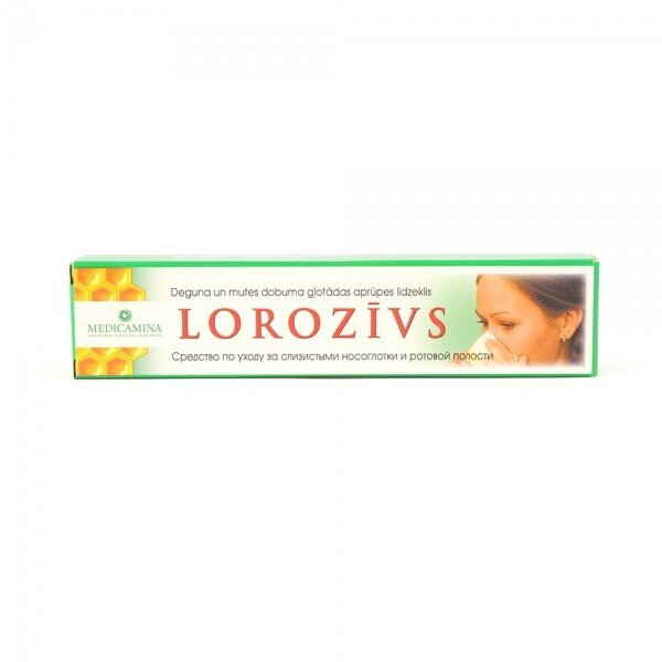 Lorozīvs (deguna/mutes dobuma gļotādai) 20 g цена и информация | Medicīniskā aprūpe | 220.lv
