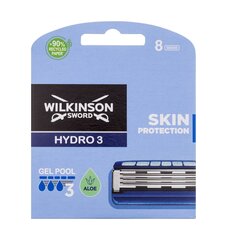 Головки для бритья Wilkinson Sword Hydro5, 3, 8 шт. цена и информация | Косметика и средства для бритья | 220.lv