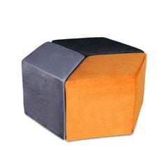 Пуф Aatrium Romb 3 W1168, оранжевый цвет цена и информация | Кресла-мешки и пуфы | 220.lv