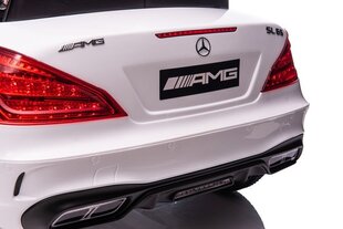 Elektromobilis bērniem Mercedes SL65 S Lean Cars, balts cena un informācija | Bērnu elektroauto | 220.lv