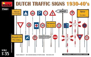 Līmējošais modelis MiniArt 35661 Dutch Traffic Signs 1930-40’s 1/35 цена и информация | Склеиваемые модели | 220.lv