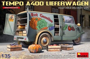Līmējošais modelis MiniArt 38049 Tempo A400 Lieferwagen Vegetable Delivery Van 1/35 цена и информация | Склеиваемые модели | 220.lv