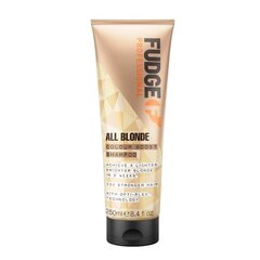 Освежающий шампунь для светлых волос Fudge All Blonde Color Boost Shampoo, 250 мл цена и информация | Шампуни | 220.lv