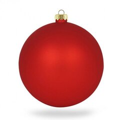 Ziemassvētku rotājumu komplekts 12 gab, ∅3,5 cm, matēts sarkans (M15) 9115 cena un informācija | Eglīšu rotājumi | 220.lv