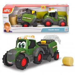 Rotaļu traktors ar saspiestu siena ķīpu Happy Fendt, Dickie, 30 cm цена и информация | Игрушки для мальчиков | 220.lv