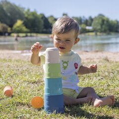 Башенка SMOBY Little Green Magic Tower, биопластик, 6 шт. цена и информация | Развивающие игрушки | 220.lv
