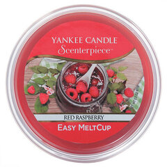 Ароматическая свеча Yankee Candle Red Raspberry Scenterpiece Easy MeltCup, 61 г цена и информация | Подсвечники, свечи | 220.lv