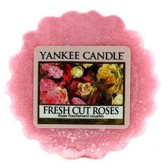 Yankee Candle Smaržīgs vasks Fresh Cut Roses 22 g cena un informācija | Sveces un svečturi | 220.lv