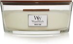 WoodWick aromātiska svece White Teak, 453,6 g