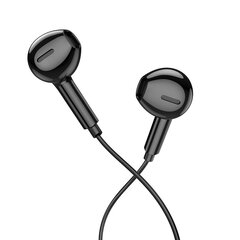 Borofone Earphones BM71 Light Song ar mikrofonu Type C melns cena un informācija | Austiņas | 220.lv