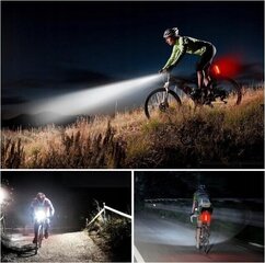 Велосипедные фонари перед + зад цена и информация | Велосипедные фонари, отражатели | 220.lv
