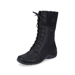 Женские ботинки Rieker 87649, черные цена и информация | Женские сапоги | 220.lv