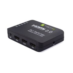 Slēdzis Techly HDMI 2.0 5x1 4K*60Hz HDR cena un informācija | Adapteri un USB centrmezgli | 220.lv