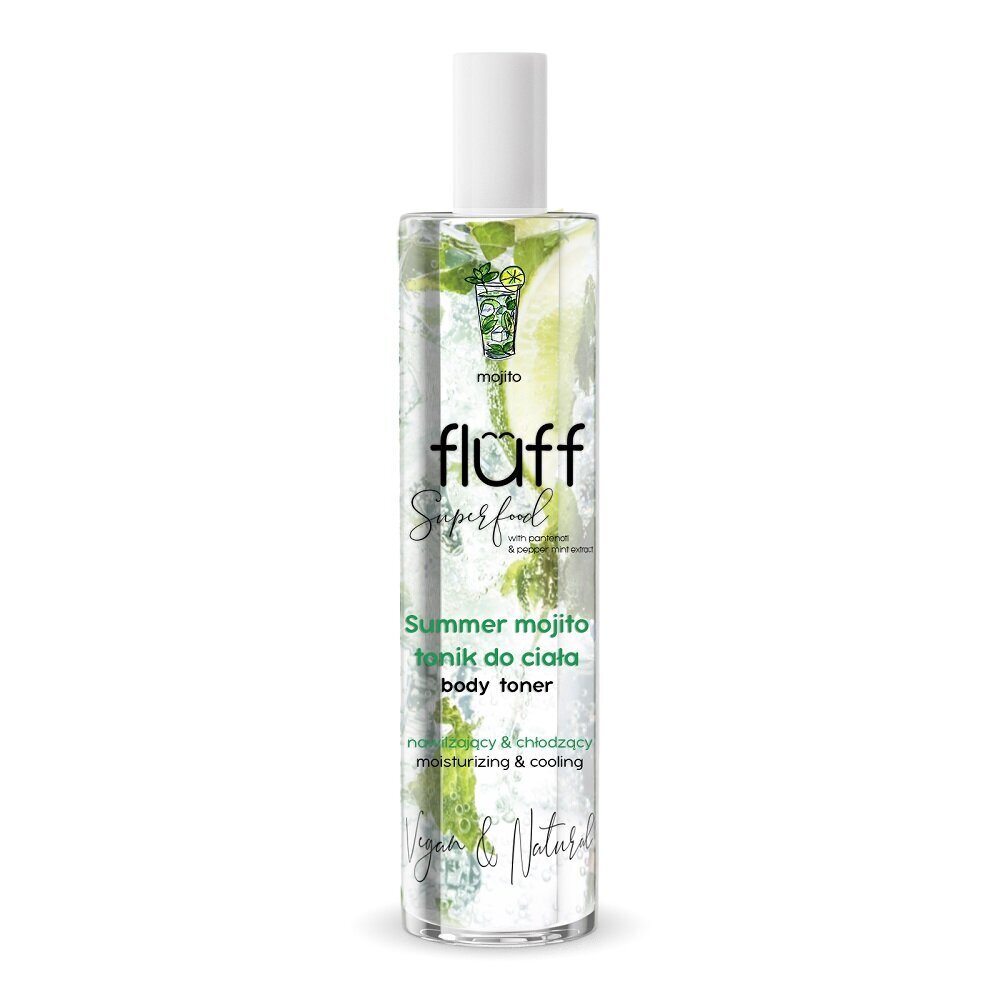 Ķermeņa toniks Fluff Super Food Summer Mojito, 200 ml cena un informācija | Ķermeņa krēmi, losjoni | 220.lv