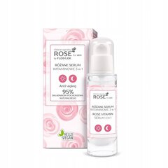 Rožu sejas serums Floslek Rose For Skin Anti Aging 3in1, 30 ml cena un informācija | Serumi sejai, eļļas | 220.lv