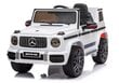 Divvietīgs bērnu elektromobilis Mercedes G63 AMG, balts цена и информация | Bērnu elektroauto | 220.lv