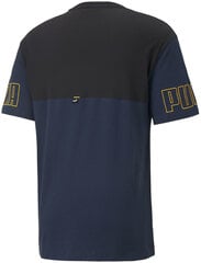 Puma T-Krekli Power Colorb Blue Black 671567 73 671567 73/M cena un informācija | Vīriešu T-krekli | 220.lv