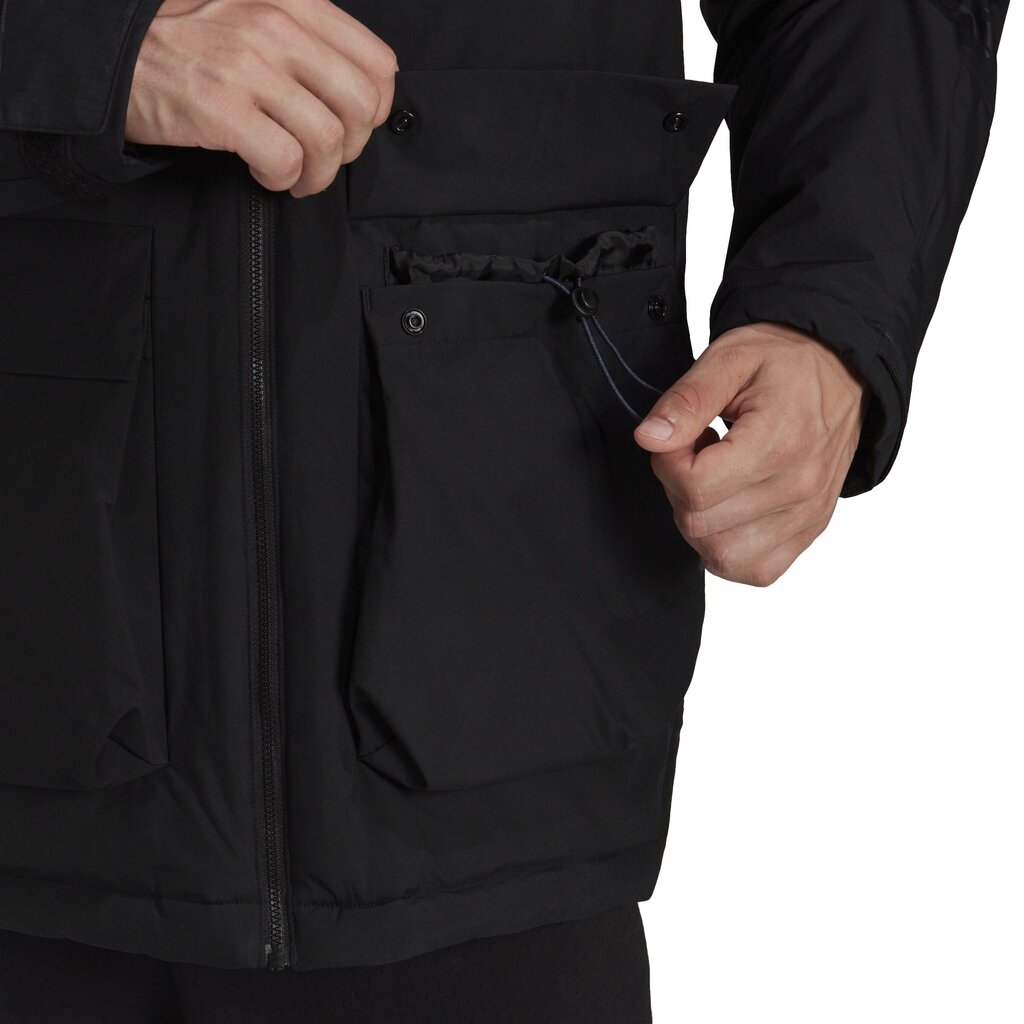 Adidas Jakas Utilitas Ins Jacket Black H65743 H65743/M cena un informācija | Vīriešu virsjakas | 220.lv