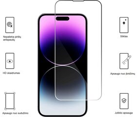 Aizsargstikls 3 gab. iPhone 12 Pro Max цена и информация | Защитные пленки для телефонов | 220.lv