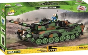 COBI - Конструктор Leopard 2A4, 1/35, 2618 цена и информация | Конструкторы и кубики | 220.lv